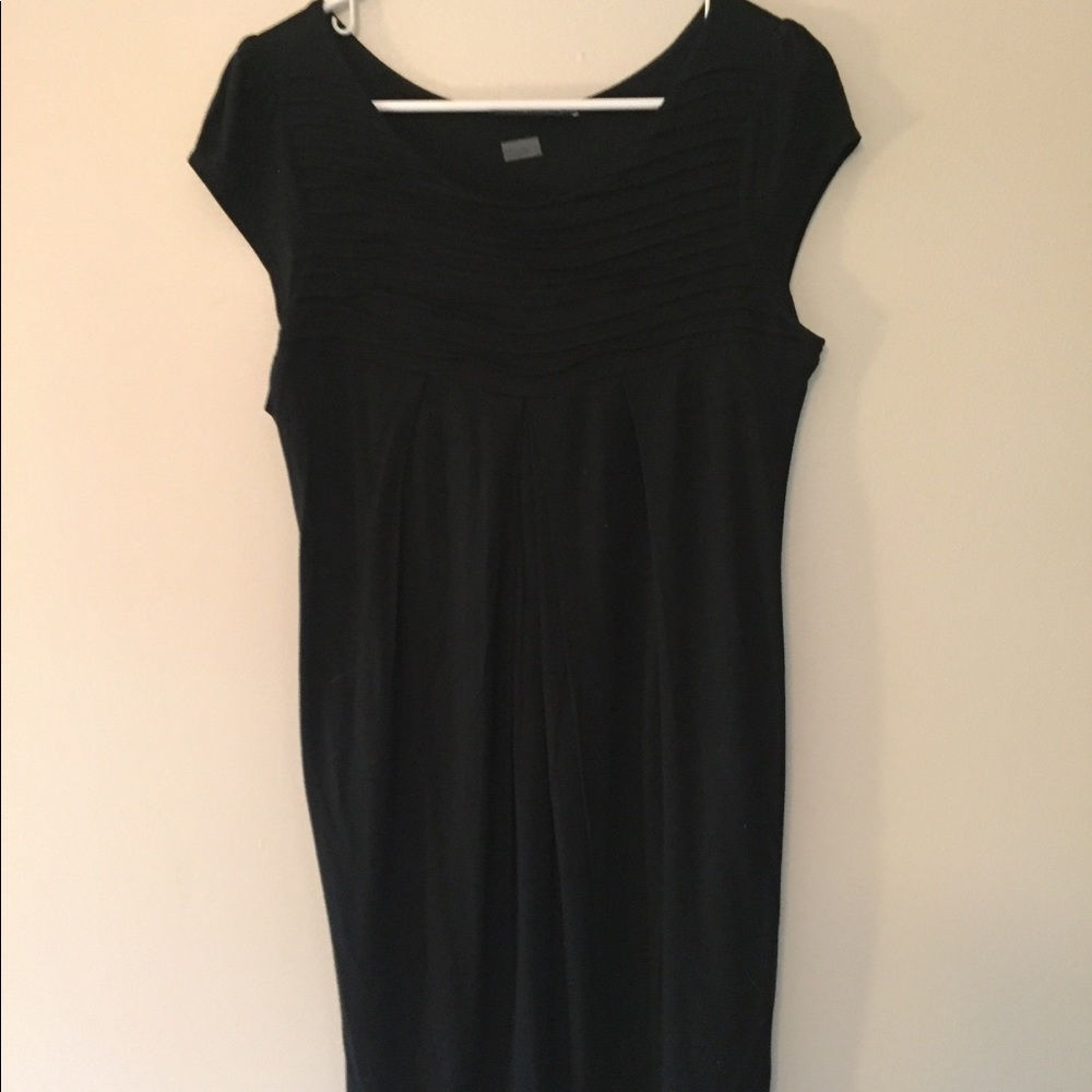 Loose, black, knit Limited dress